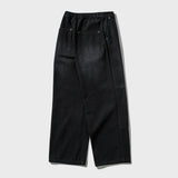 Double Knee Denim Pants (Black)