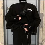 クロップドダブルカフスウェットシャツ / Cropped Double Cuff MTM (4586089054326)