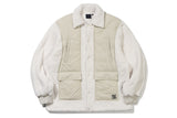 ショルダーキルティングジャケット / SHOULDER QUILTING JACKET_OATMEAL