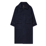 オーバーサイズバルマカーンコート / OVERSIZE BALMACAAN COAT - NAVY