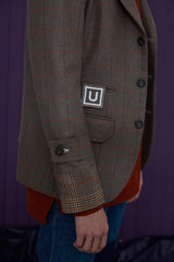 [SIGNATURE]ウールチェックジャケット / WOOL CHECK JACKET (4526614413430)