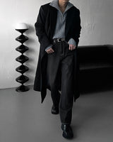EN knob warmer half zip-up knitwear (4 colors)