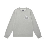 キルシーミドルチェリートレーナー／UNI MIDDLE CHERRY SWEATSHIRT KA [MELANGE GREY] (6597376475254)