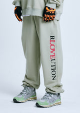 RLOVEUTIONスウェットパンツ_ベージュ
