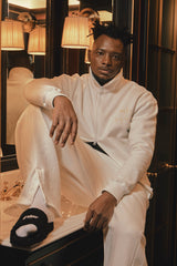 パチーノトラックパンツ/PACINO TRACK PANTS (WHITE)