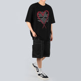 ハートグラフィックTシャツ / Heart graphic T-shirt
