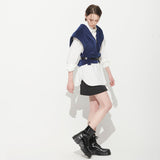 SARA ZIPUP VEST, NAVY (6626762653814)