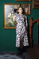 flower v neck blouse (6651912552566)
