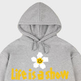 [UNISEX] Tape Flower Smile Hoodie