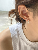 [92.5silver] essential cubic piercing (2sizes)