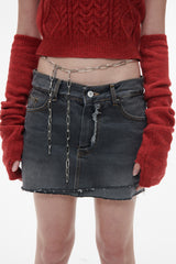 FOLD DENIM-BLACK