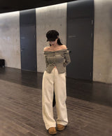 [BELLIDE MADE] コーデュロイワイドパンツ