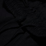 ワンタックワイドフィットショートパンツ/ONE TUCK WIDE FIT SHORT PANTS-BLACK