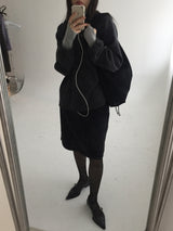 ストリングニットアノラック