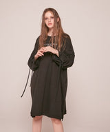 シャーリングスウェットドレス / SHIRRING SWEAT DRESS (2487641735286)