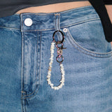  NOISE KEYRING WHITE