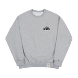 [UNISEX]Wave logo flower sweatshirt
