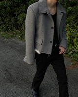 TAP Cutting Crop Wool Jacket