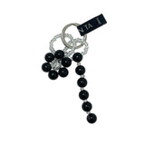 [SET] black flower ring 01 (6694780010614)