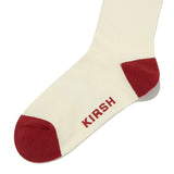 モノチェリーカラーコンビネーションソックス／MONO CHERRY COLOR COMBINATION SOCKS [IVORY]
