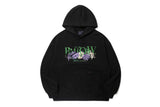 リセントロゴフラワーフーディー/RECENT LOGO FLOWER HOODIE_BLACK