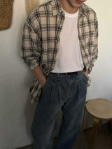 ASCLO Smart Spring Check Shirt (3color)