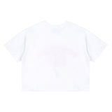 フラワーボムクロップTシャツ / Flower bomb crop T-shirt (4473279905910)