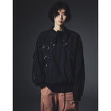 マルチファンショナルジッププルオーバージャケット / MULTI FUNTIONAL  ZIP PULLOVER JACKET_BK