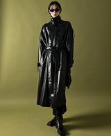 [自主製作] [Restock] ルーカスレザートレンチコート/LUCAS leather trench coat (2 color)