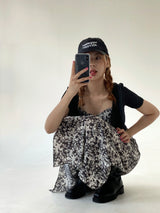 (L/S Collection)  Black Swan Dress