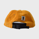 ウェア―ドセミサイクルコーデュロイフラットブリムキャップ/WEIRD SEMICIRCLE CORDUROY FLAT BRIM CAP (YELLOW)