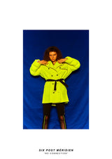 SIX P.M.ネオン特大トレンチコート/SIX P.M. Neon oversized trench coat (4359516586102)