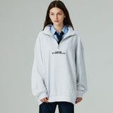 アノラックスウェット/ANORAK SWEAT SHIRT-WHITE MELANGE