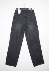 セニティーカーゴパンツ / no.5184 Senity Cargo Pants - Black denim