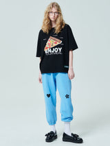 キャンペーンTシャツピザ/[ENJOY YOUR MEAL] CAMPAIGN 1/2 T-SHIRT PIZZA _BLACK