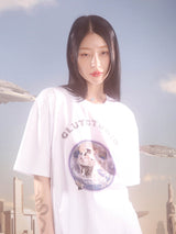 0 1 cat planet t-shirt - WHITE (6567587086454)