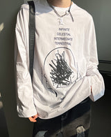 スクラッチスリーブT / Scratch Sleeve Tee (2 color)