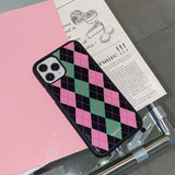 argyle case (black) (6673176854646)
