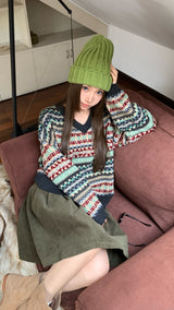 Nordic loose fit knit