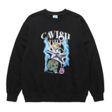 ROCKING SKELETON SWEATSHIRT BLACK(CV2CSUM462A) (6685210673270)