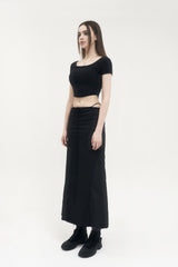 リンクスリットストラップロングスカート / 954. Linked slit strap long sk (2color)