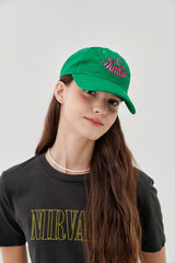 AND CAT BALL CAP_GREEN