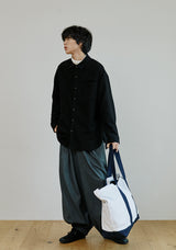 ユニセックスカンバスバッグ/unisex canvas bag white