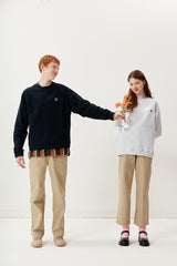 キルシーミドルチェリーポケット付きトレーナー／UNI MIDDLE CHERRY POCKET SWEATSHIRT KA [LIGHT GRAY] (6597379686518)