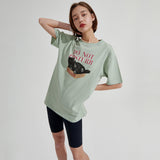 Box Cat overfit T-shirt [Mint] (6679680778358)
