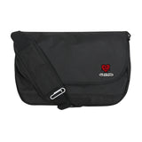 ハートボードスマイルエンブロイダリークロスメッセンジャーバッグ / Heart Board Smile Embroidery Cross Messenger Bag