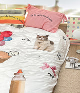 キティちゃん布団カバーセット  / Kitty Blanket Cover Set