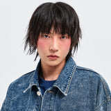 JINRO DENIM CROP TRUCKER JACKET 