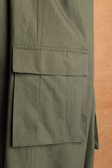 ユーティリティポケットパンツ / UTIL POCKET PANTS-HERRINGBONE KHAKI
