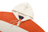 ストライプリブニットフーディ / STRIPE RIB KNIT HOODIE_OATMEAL